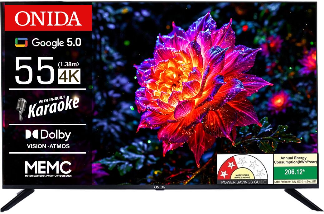 onida Karaoke Series 139 cm (55 inch) Ultra HD (4K) LED Smart Google TV with Google 5.0, MEMC-picture-44