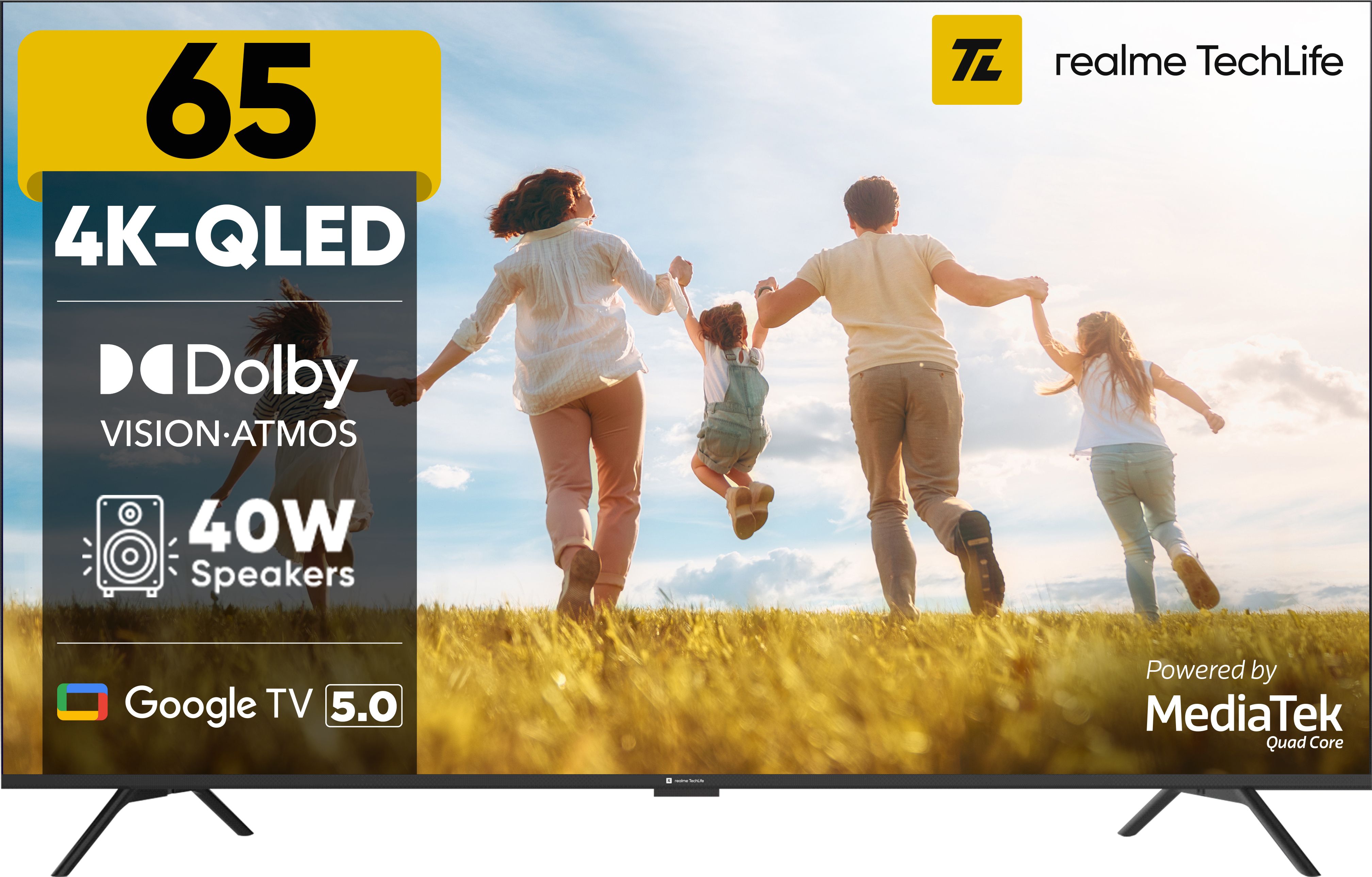 realme techlife 165 cm (65 inch) QLED Ultra HD (4K) Smart Google TV 2026 Edition with 5.0 OS, Dolby Audio, and 40 W downfiring speaker-picture-32