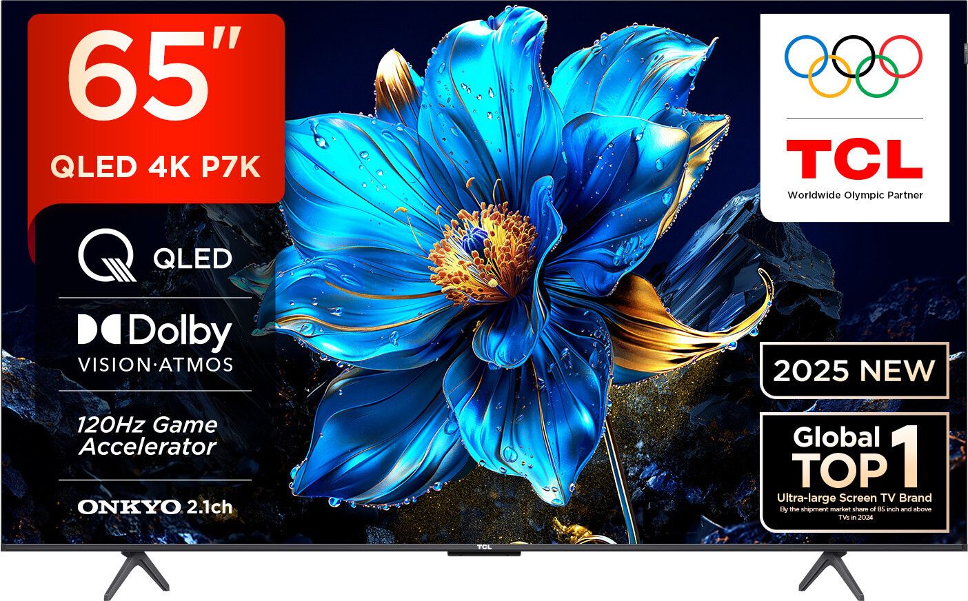 P7K 164 cm (65 inch) QLED Ultra HD (4K) Smart Google TV 2025 Edition Dolby Vision- Atmos 35W | ONKYO 2.1ch with Subwoofer| Game Master-image-46