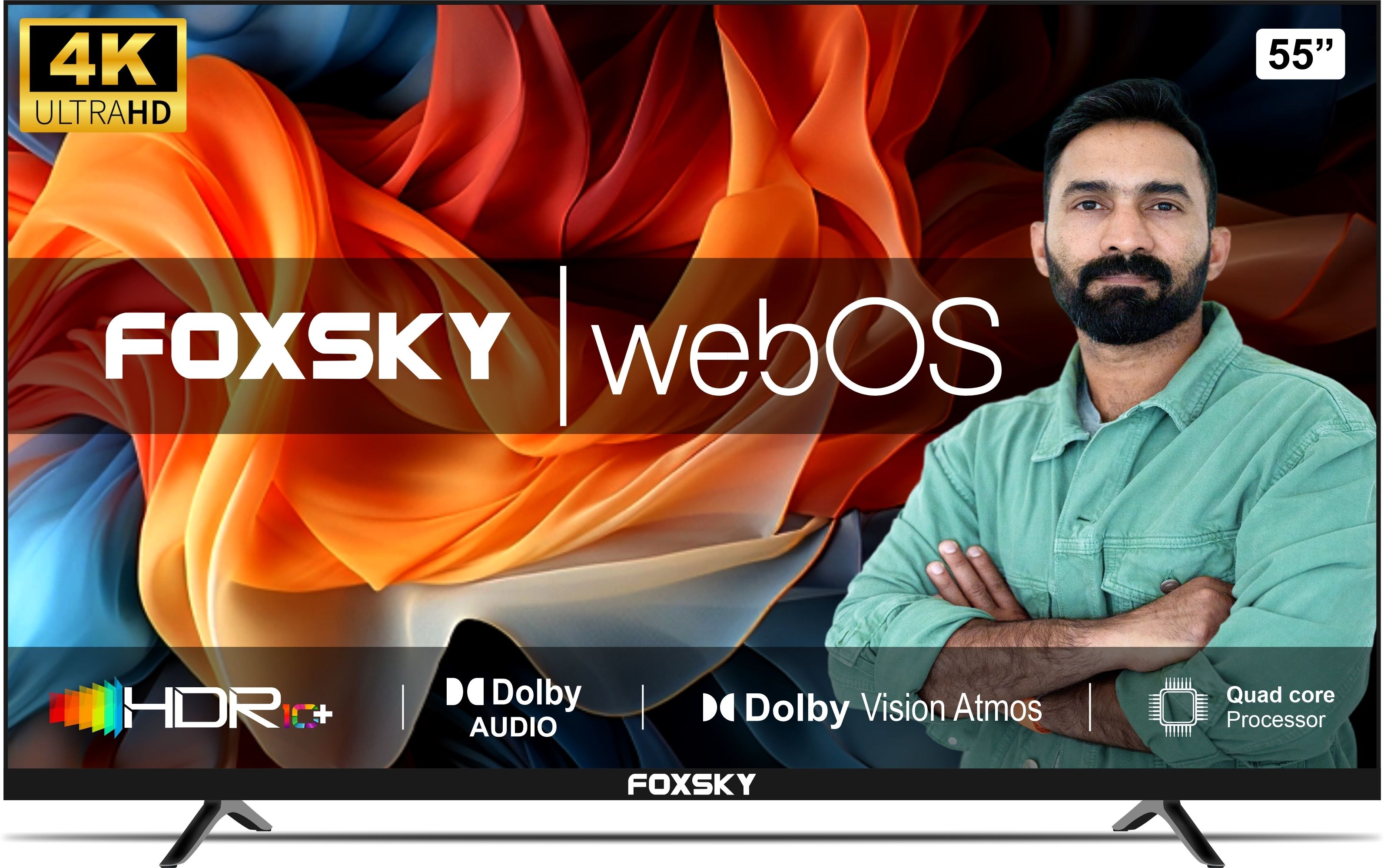 foxsky 139 cm (55 inch) QLED Ultra HD (4K) Smart Google TV Dolby Audio, HDR10 ( 2024)-picture-21