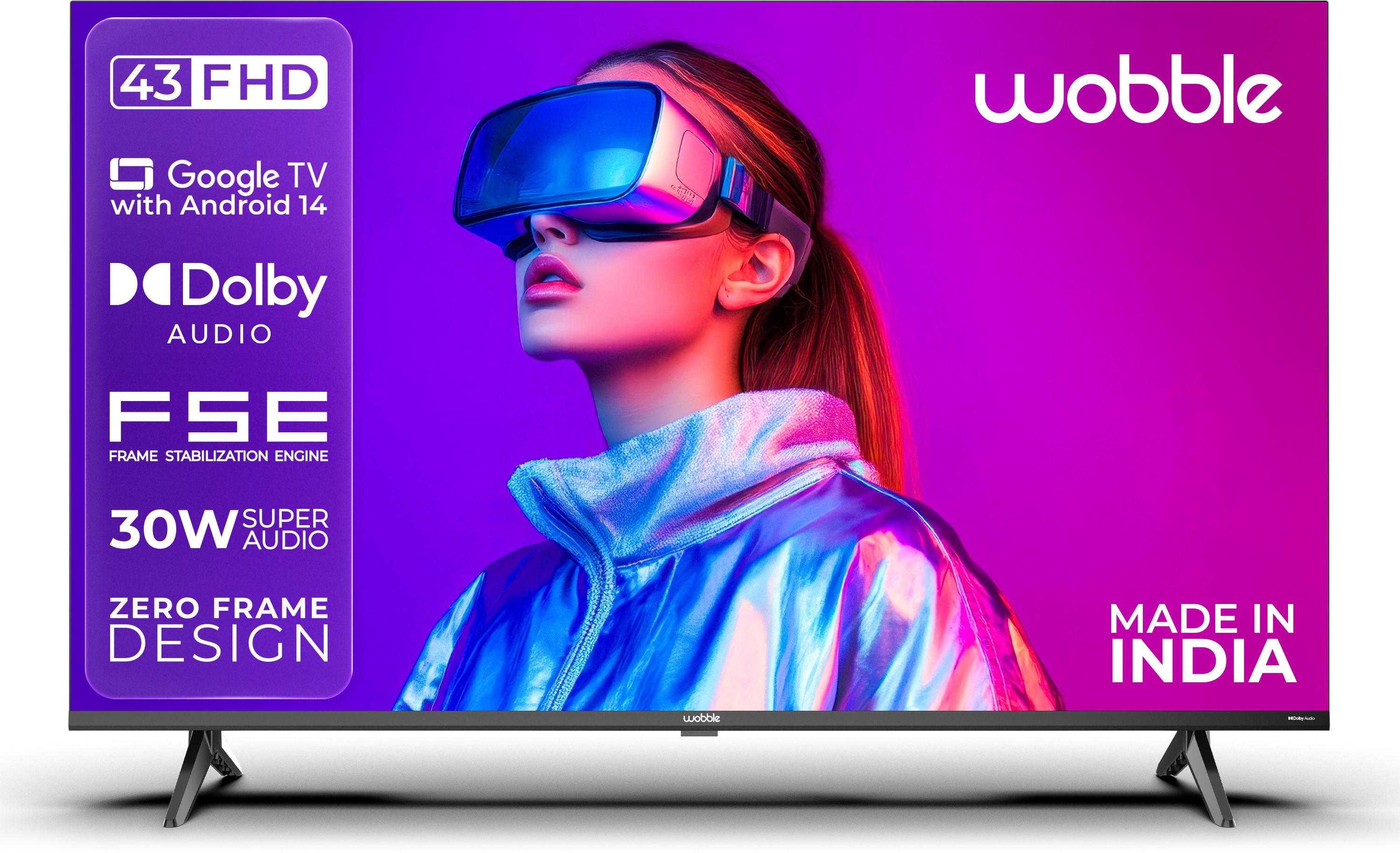 108 cm (43 inch) Full HD LED Smart Google TV