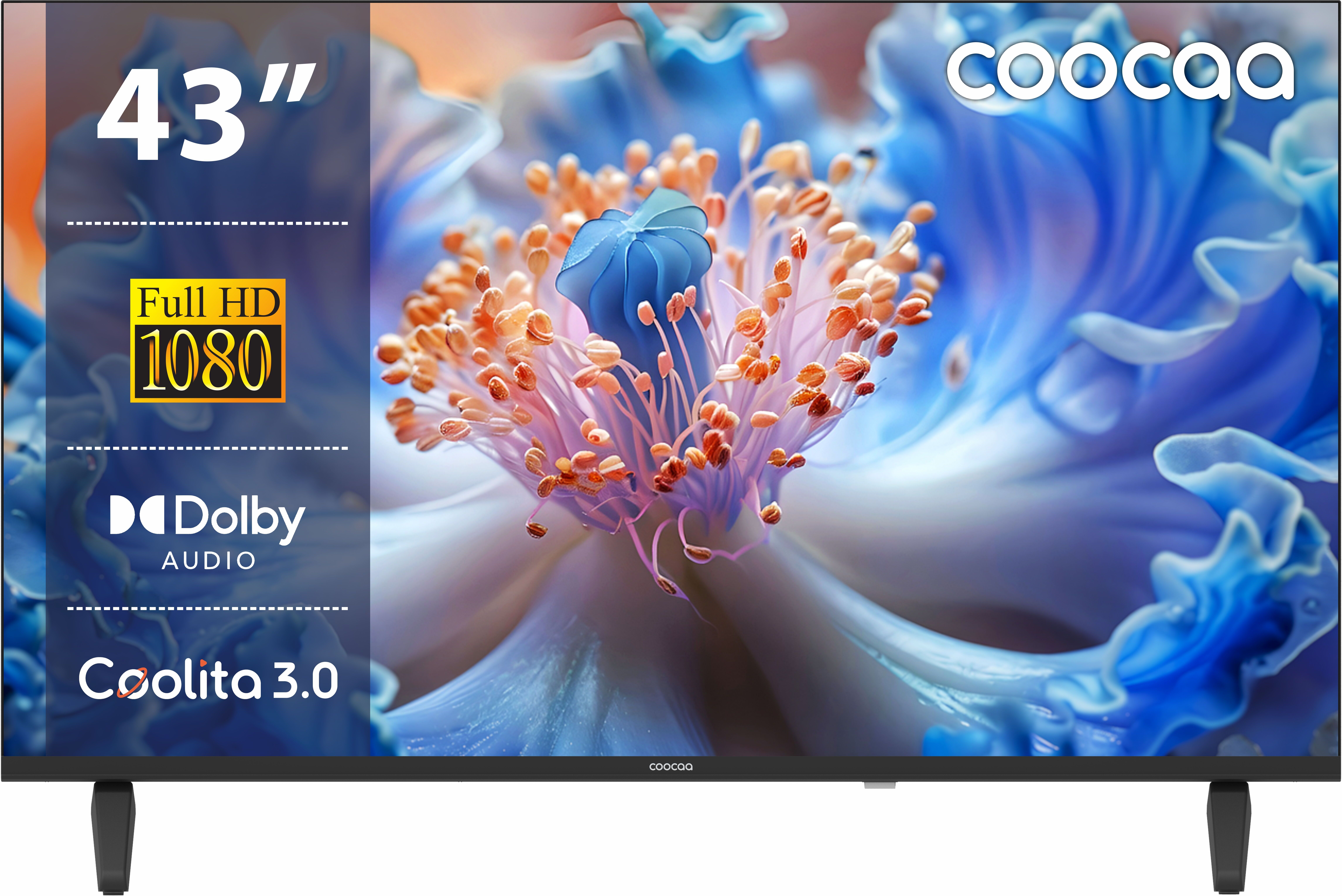 S4U Plus 108 cm (43 inch) Full HD LED Smart Coolita TV 2025 Edition-image-1