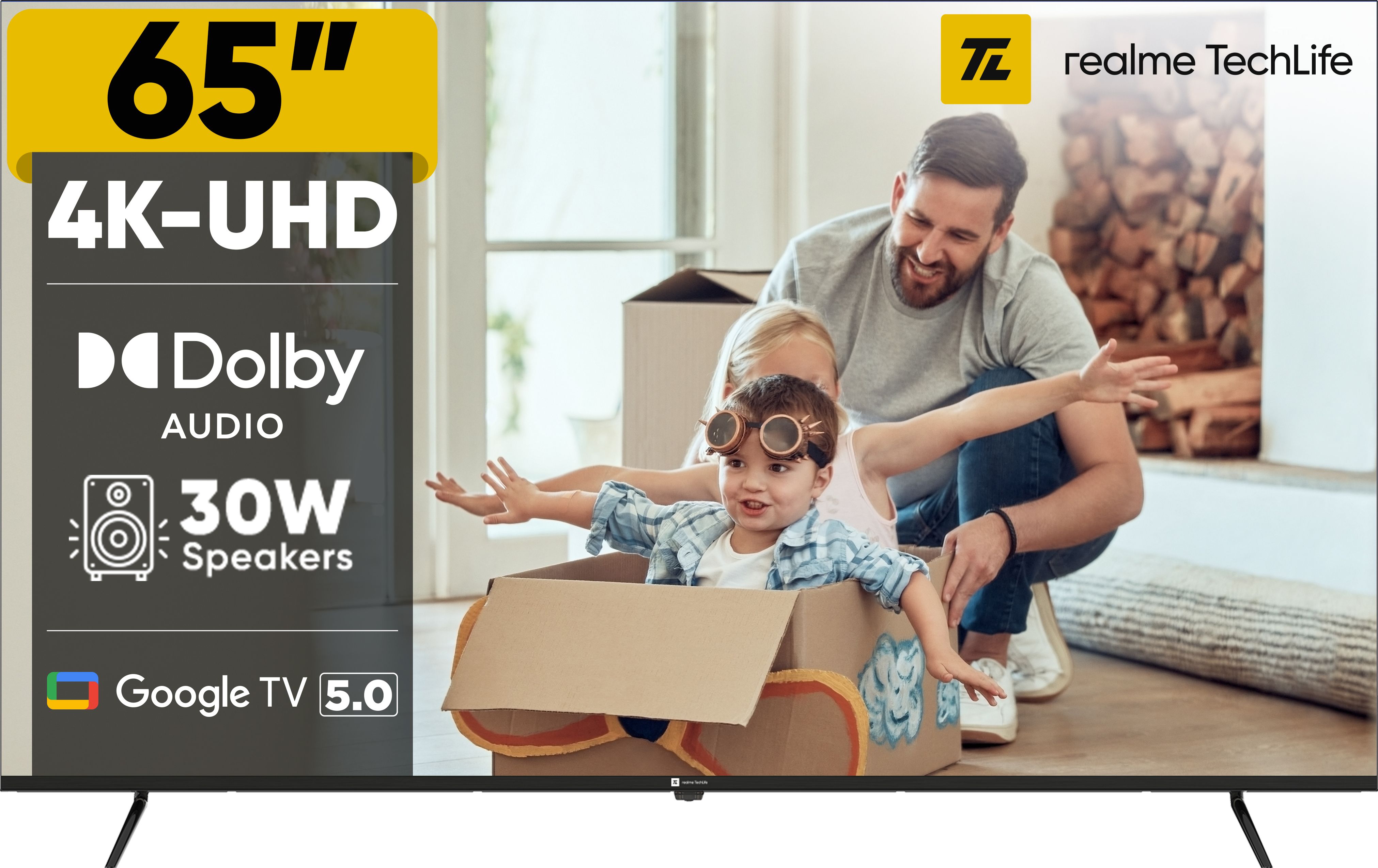realme techlife 164 cm (65 inch) Ultra HD (4K) LED Smart Google TV 2025 Edition-picture-19