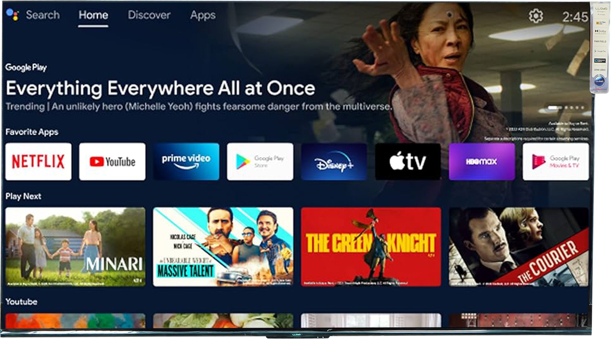 lloyd NA 218 cm (86 inch) Ultra HD (4K) LED Smart Google TV with Far Field Technology | AI Quad Core Processor-picture-5