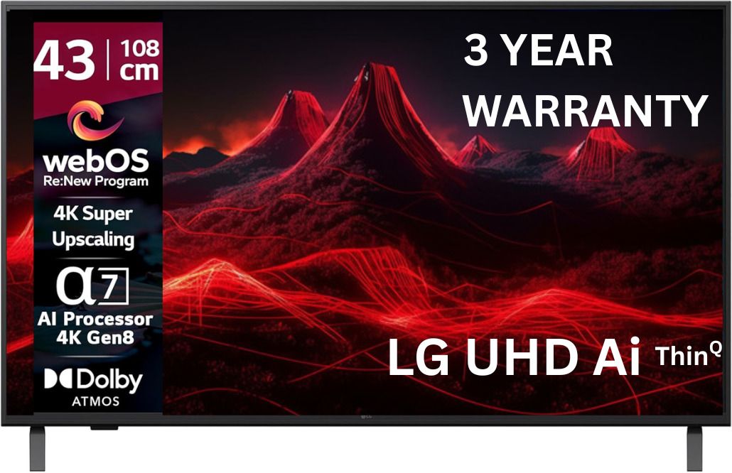 lg AI UA8250 108 cm (43 inch) Ultra HD (4K) LED Smart WebOS TV 2025 Edition with Alpha7tH Ultra AI Processor 4K Gen8 | 4K Super Upscaling | AI Picture Pro | 4K Expression Enhancer | NEW AI Magic Remote Compatible | AI Search with MS Copilot | AI Sound Pro (9.1.2 ch) | Dolby Atmos | Chromecast Built-in-picture-19