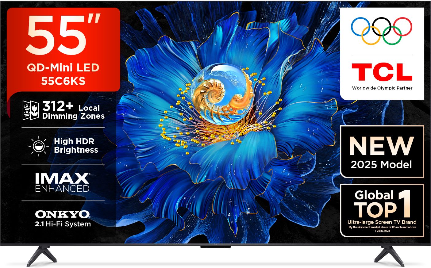C6KS 139 cm (55 inch) Ultra HD (4K) Mini LED Smart Google TV 2025 Edition with High HDR Brightness | 312+ Dimming Zones | AiPQ Processor | 40 W Dolby Atmos | ONKYO 2.1 Hi-Fi System-image-14