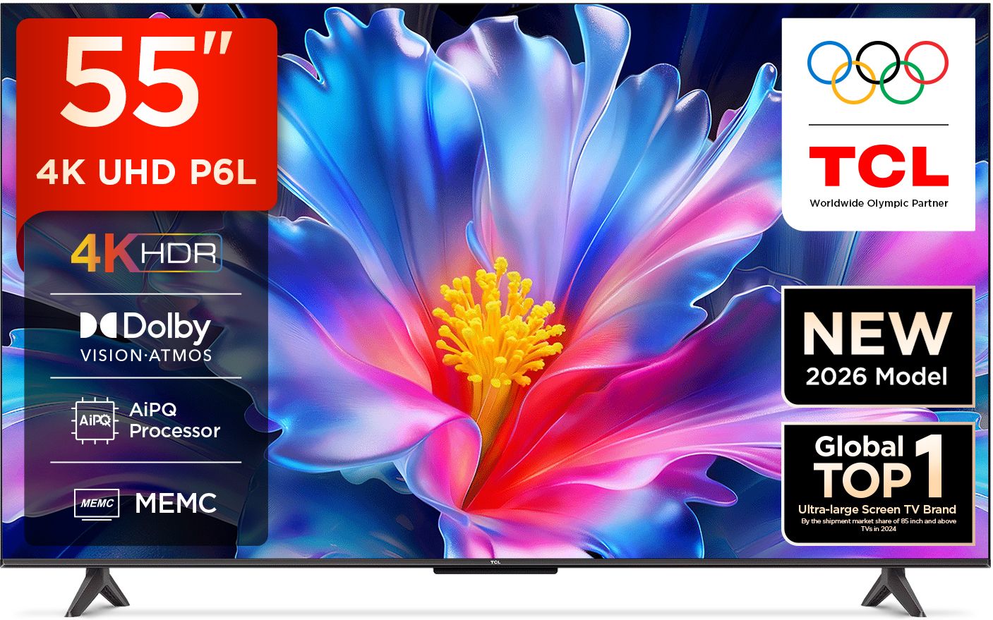 P6L 138 cm (55 inch) Ultra HD (4K) LED Smart Google TV 2026 Edition with MEMC Dolby Vision-Atmos AipQ Processor Game Master HVA Panel & Metallic Bezel-Less-image-21