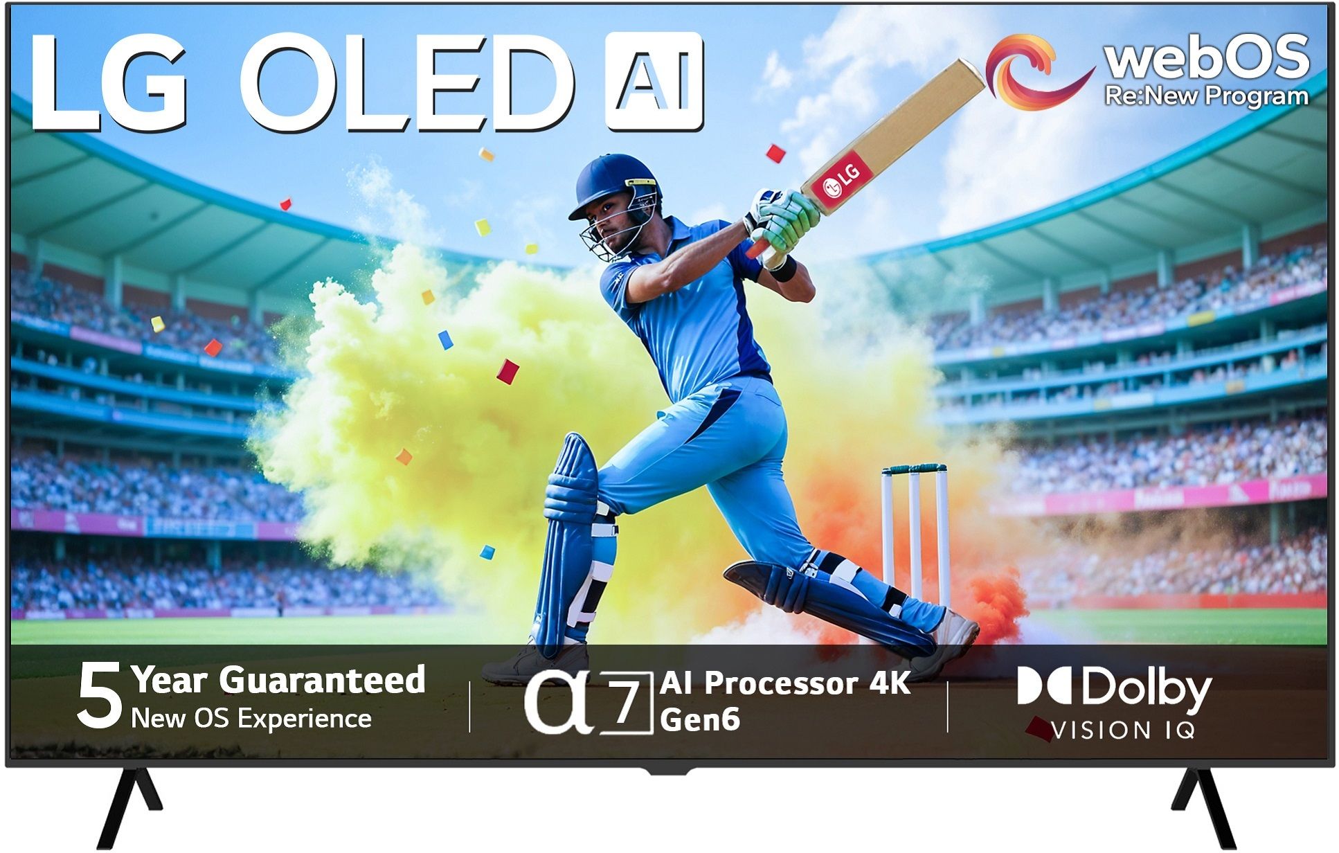 lg OLED A3 121 cm (48 inch) OLED Ultra HD (4K) Smart WebOS TV with Alpha7 AI Processor 4K Gen6, AI Picture Pro, Pixel Dimming, Dolby Vision IQ, Dolby Atmos, Eye Comfort Display, NVIDIA G-SYNC, VRR, AMD FreeSync, 60 Hz Refresh Rate, Game Optimizer, Magic Remote Control, 5-Year Guaranteed with New OS Experience-picture-17