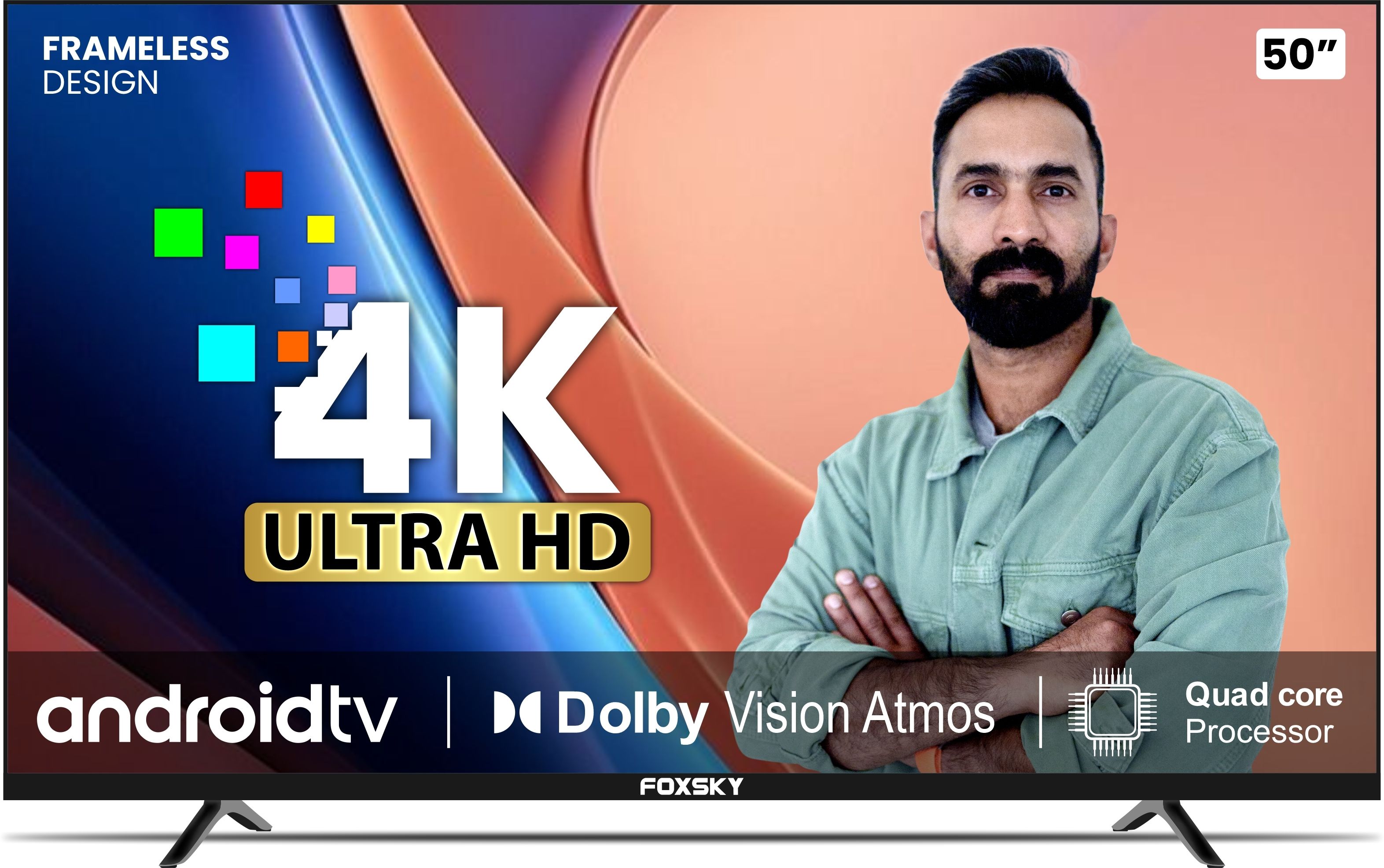 foxsky 127 cm (50 inch) Ultra HD (4K) LED Smart Android TV-picture-18