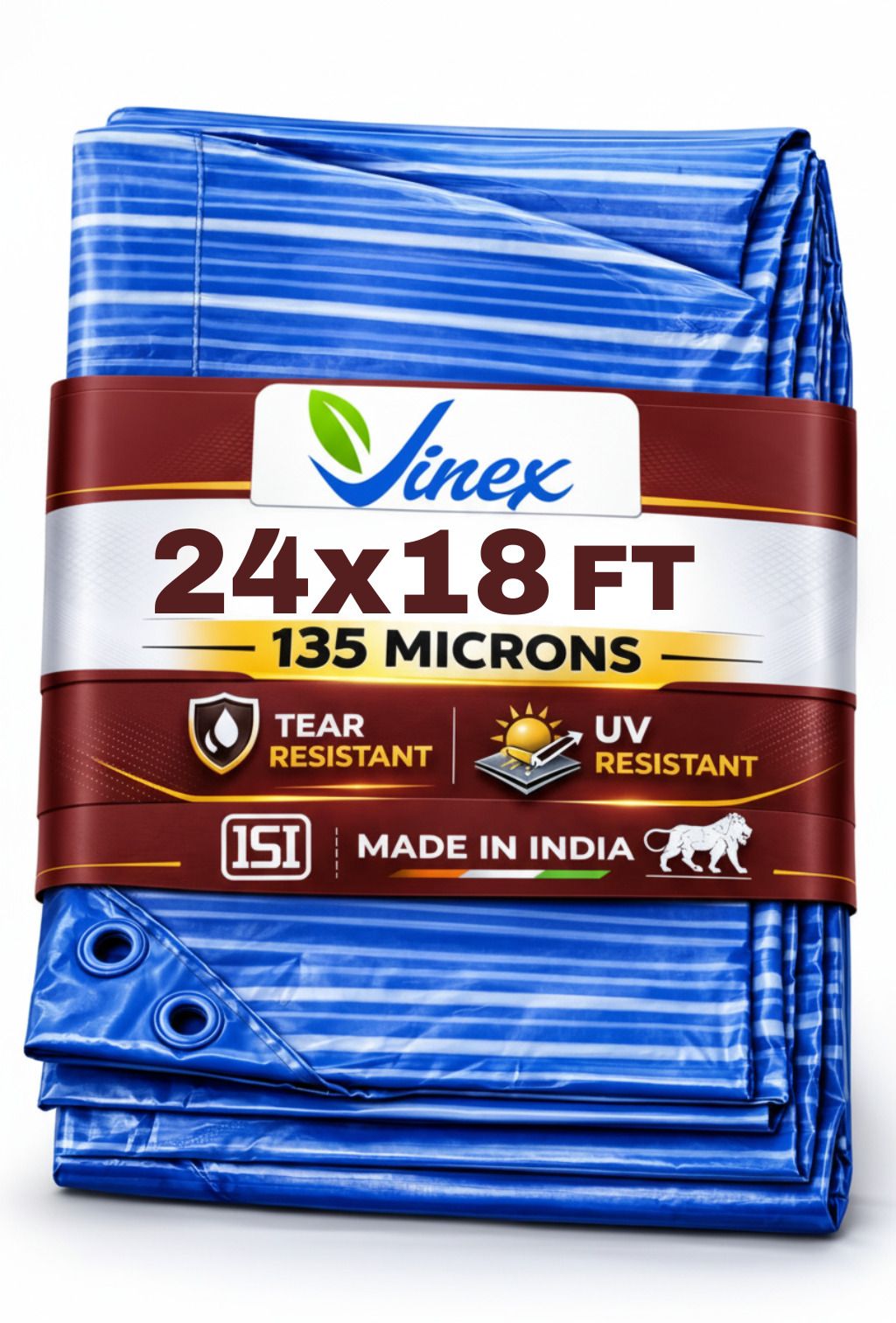 24ft x 18ft, 120 gsm | water proof tarpaulin multilayer sheet tent - for transportation cover