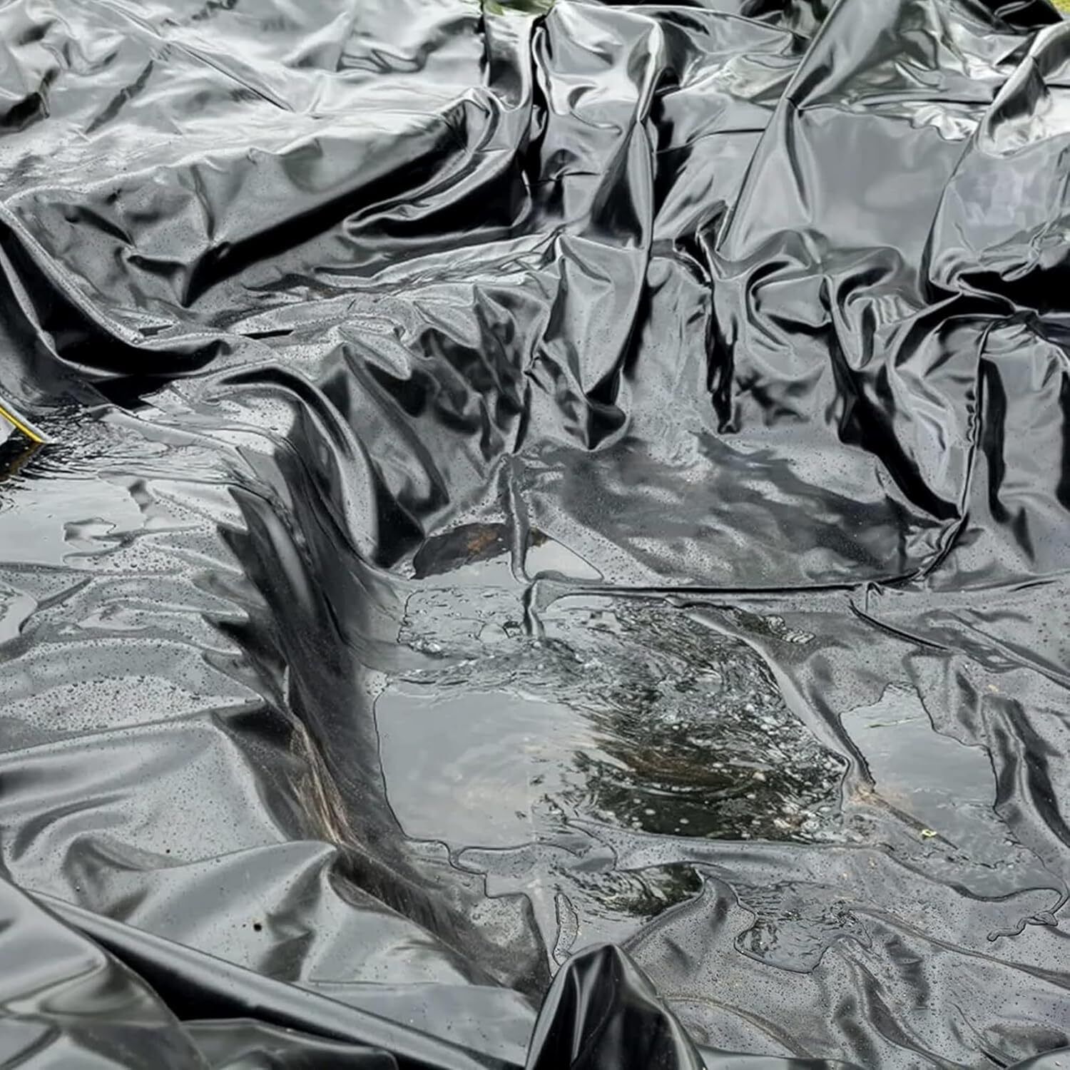 diamond america HDPE Pond Liner 180 x 180 INCH, Heavy Duty Black, for Fish Ponds,, Backyard Tent - For Ponds, Garden Pond Lining, Durable & Waterproof-picture-37
