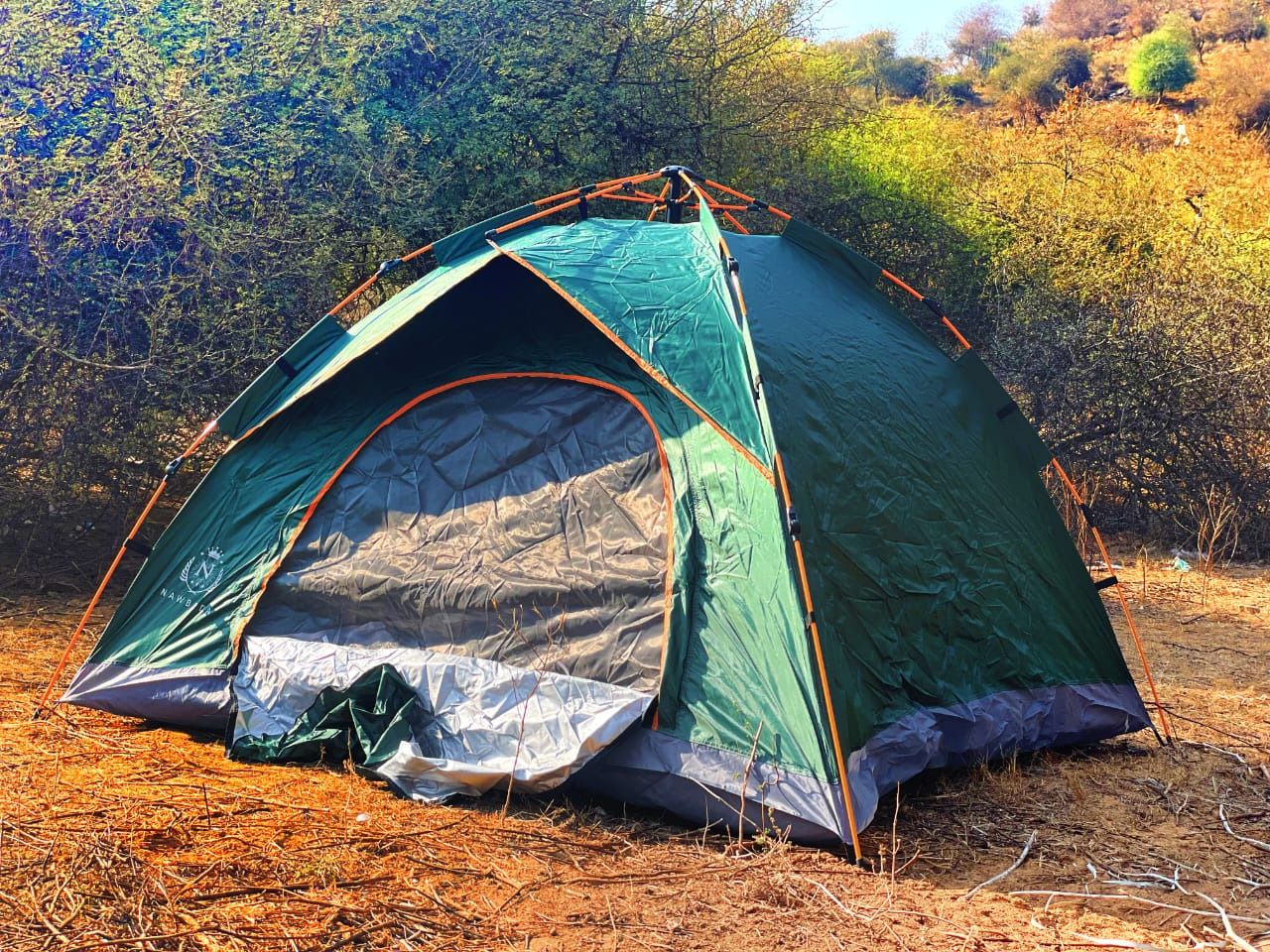 Automatic Camping tent 3-4 Person | Fully Waterproof Best Quality Tent - For Camp, Hiking, Picnic, Trekking, Adventure, Dome Tent-image-7
