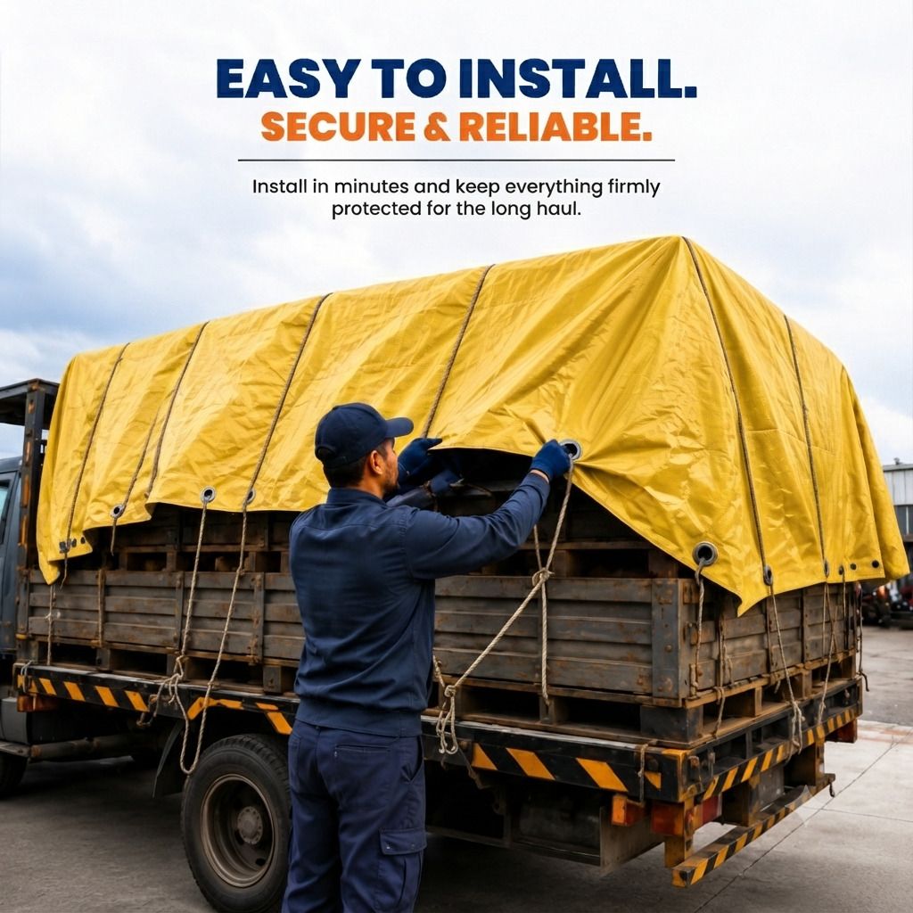 jsk global trade Tarpaulin Sheet Waterprrof Cover 170 GSM-For Tarpaulin-Tripal-Sheet 12FtX15Ft Tent - For Construction,Agriculture,Industry,Roof,Camping,Gardens,Transport,Outdoors,Shades-picture-19