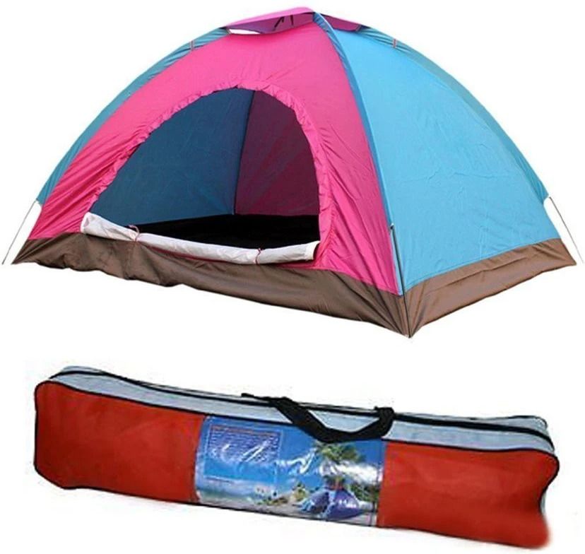 ADVENTURE HIKING FAMILY TRAVEL TENT For 2Person Tent (Multicolor) Tent - For 2 Person-image-13