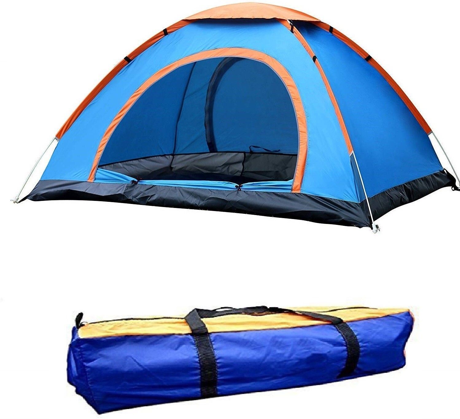 Polyester Picnic Hiking Camping Portable Dome Tent with bag for 2 person Tent Tent - For 2 Persons