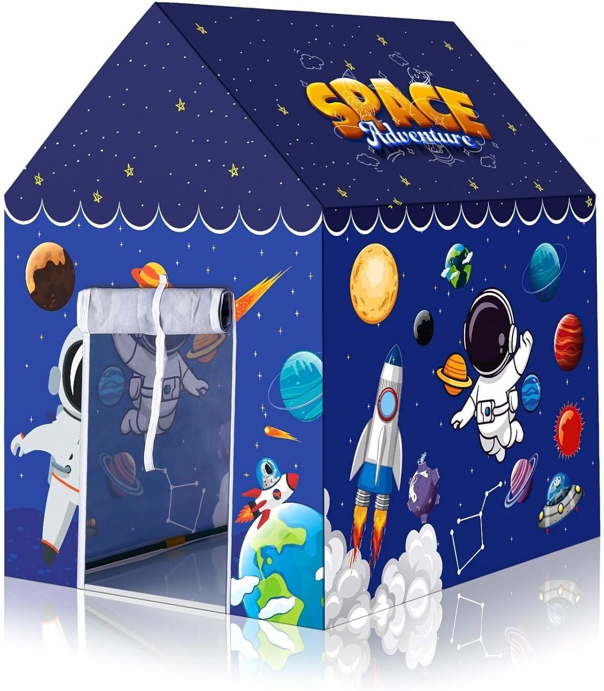 Outer Space Kids Play Tent House Tent - For Boys Girls Kids Indoor Play Outdoor Play-image-7