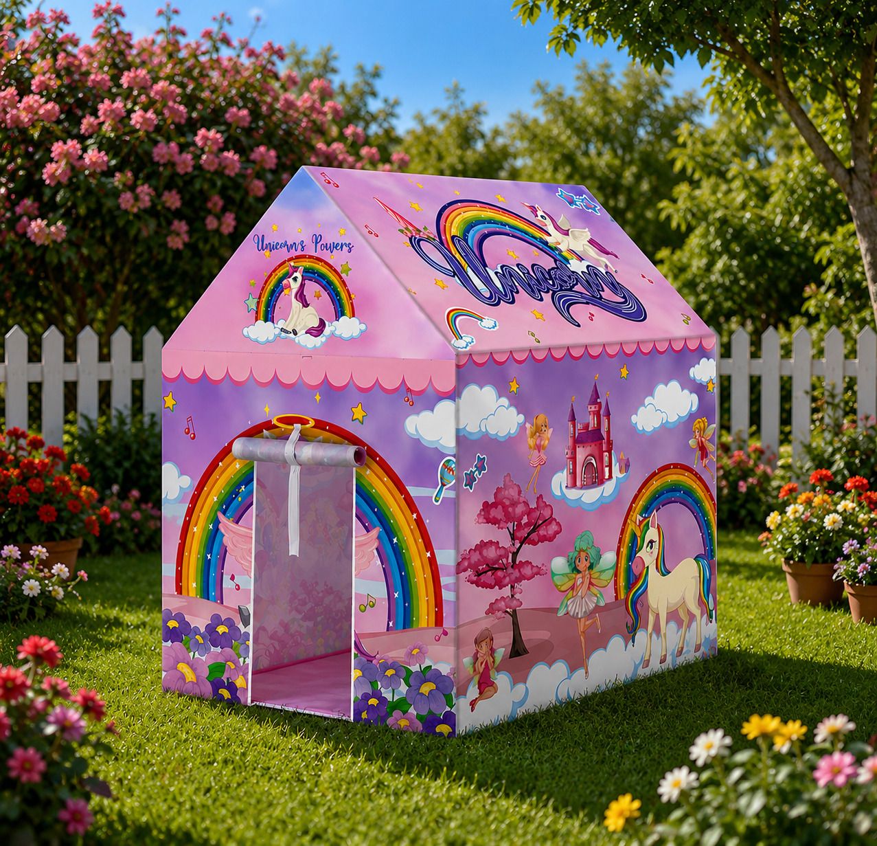 Playhouses Tent for Kids Outdoor and Indoor Kid Play House rainbow09 Tent - For Kids-image-31