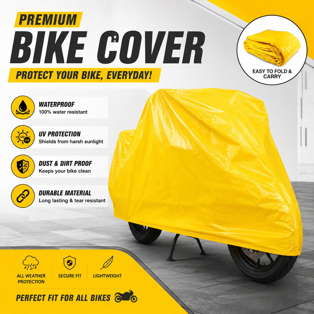 royalsphere BIKE COVER TRUCK COVER 12FX15F Tent - For CONSTRUCTION USE,RAIN PROTECT ,UV PROTECT 200GSM, TADPATRI-picture-28