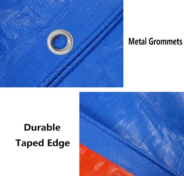 royalsphere TARPAULIN SHEET WATERPROOF COVER Tent - For ALL SEASONS, TARPOULINE, 200GSM, 9 FEET X 12 FEET-picture-36