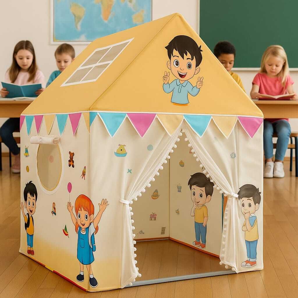 kidsdreams Foldable Indoor Tent 105x95 for Privacy and Cozy Sleeping-picture-30