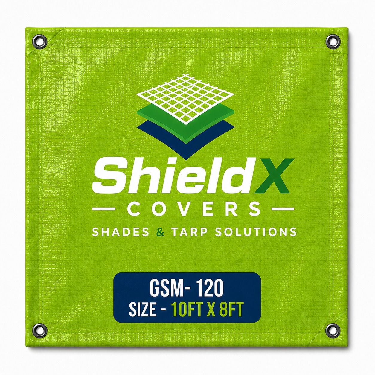 shieldx covers 10FT X 8FT Tarpaulin Waterproof Sheet Tent - For Rainy Weather, Sunny & Hot Conditions, All-Season Outdoor Use-picture-10