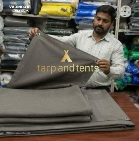 tarp and tents Heavy Duty Waterproof Canvas Tarpaulin Sheet 6X24-610GSM Tent - For All Weather Tarpaulin, Storage Cover, Waterproof Cover Sheet-picture-35