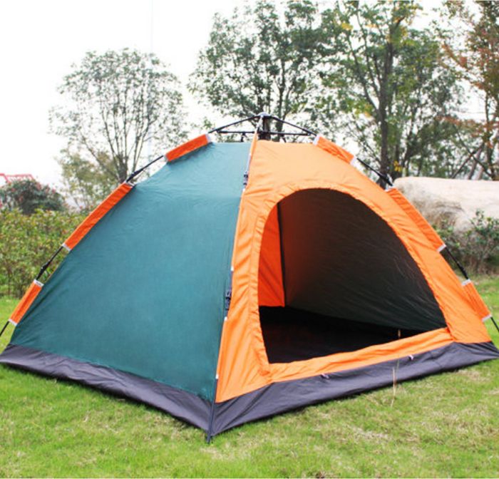 4 Person Automatic Hydraulic Dome Tent - For Camping, Outdoor, Trekking-image-8