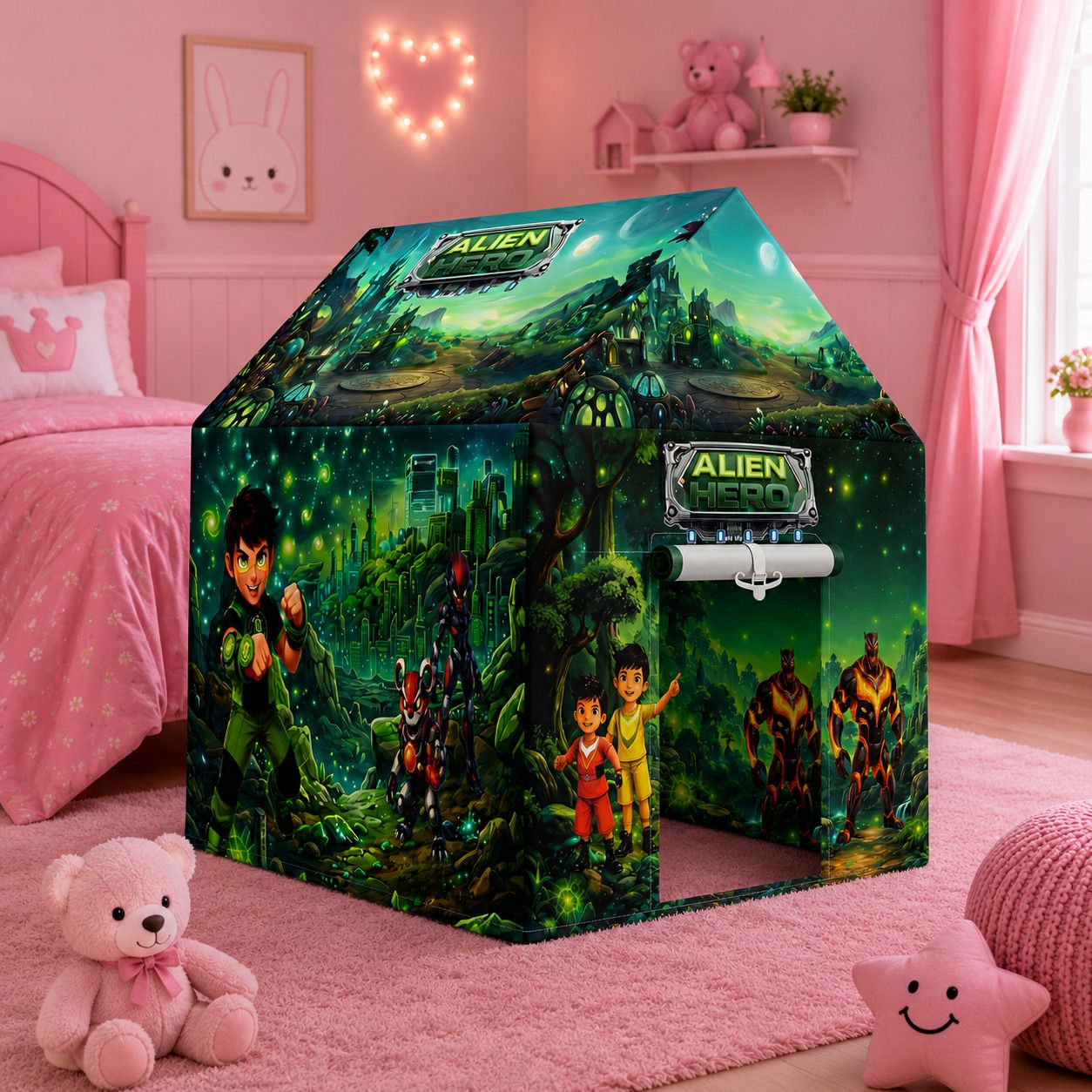 shwetraj Kids Alien Hero Play Tent House 1 Tent - For Home-picture-43