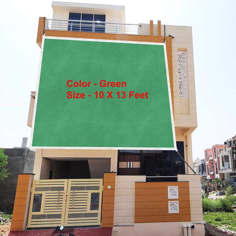 HDPE Fabric-10X13 Feet Sun Shade Sails 85-90% Protect from Sun & UV Rays Tent Tent - For patio, balcony, car parking, terrace, garden, porch-image-45