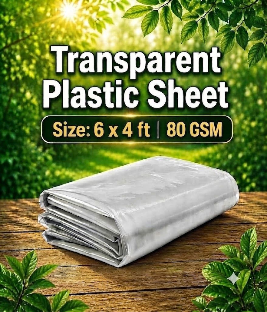 Clear Plastic Storage Bag 6*4ft Tent - For Furniture Covering, Construction Work-image-49