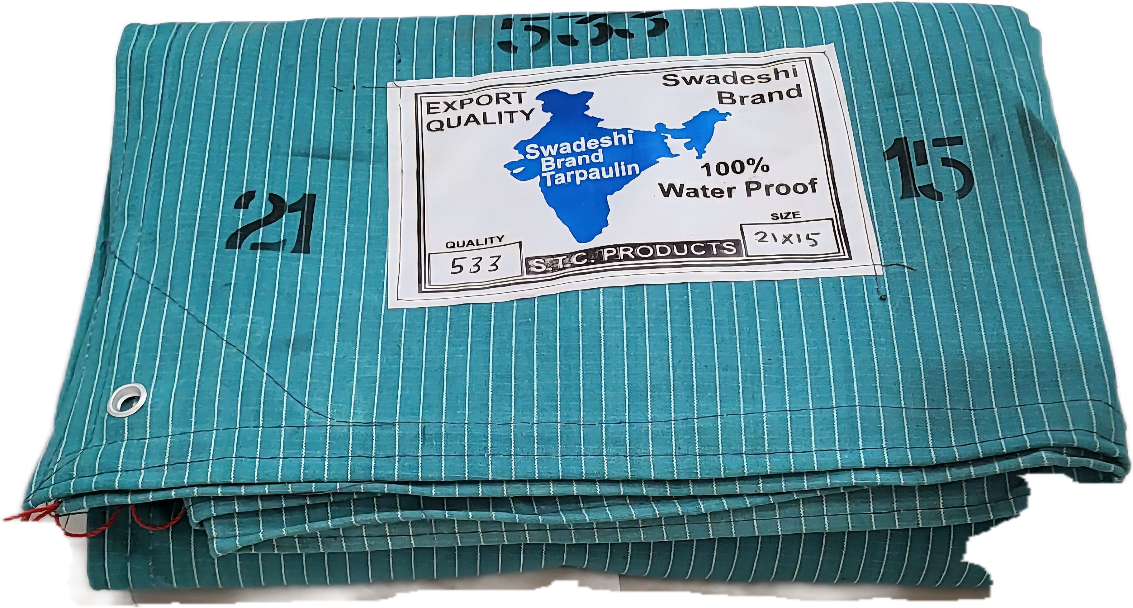 Wax & Chemical Coated, 100% Waterproof Tarpaulin Tent - For ( 15X12 )-image-6