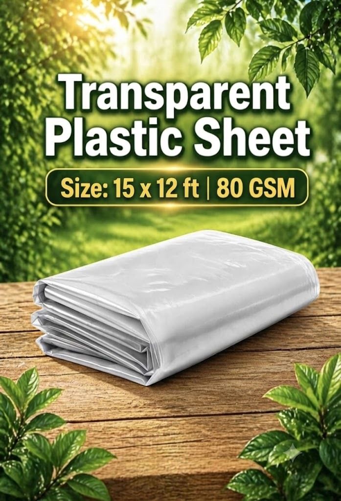 Clear Plastic Storage Bag 15*12ft Tent - For Furniture Covering, Construction Work-image-46