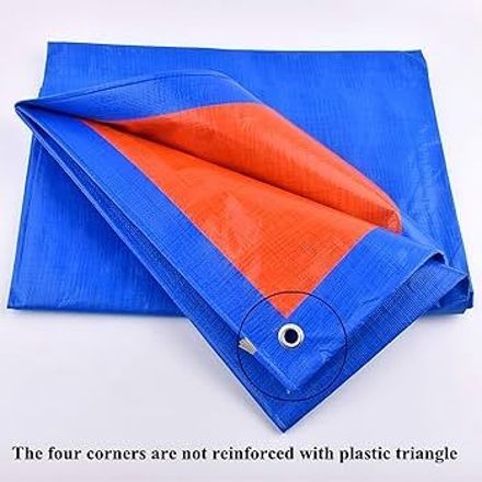 TARPAULINE SHEET YELLOW Tent - For PROTECT FROM UV RESISTANT,RAIN, 15 FEET X 18 FEET-image-16