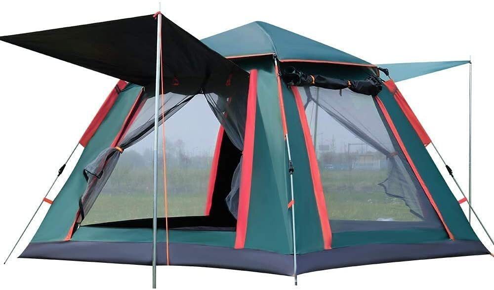 iris Instant Automatic Camping Tent for 4 Person Family, Quick Set up Dome Tent Tent - For 4 Person-picture-26