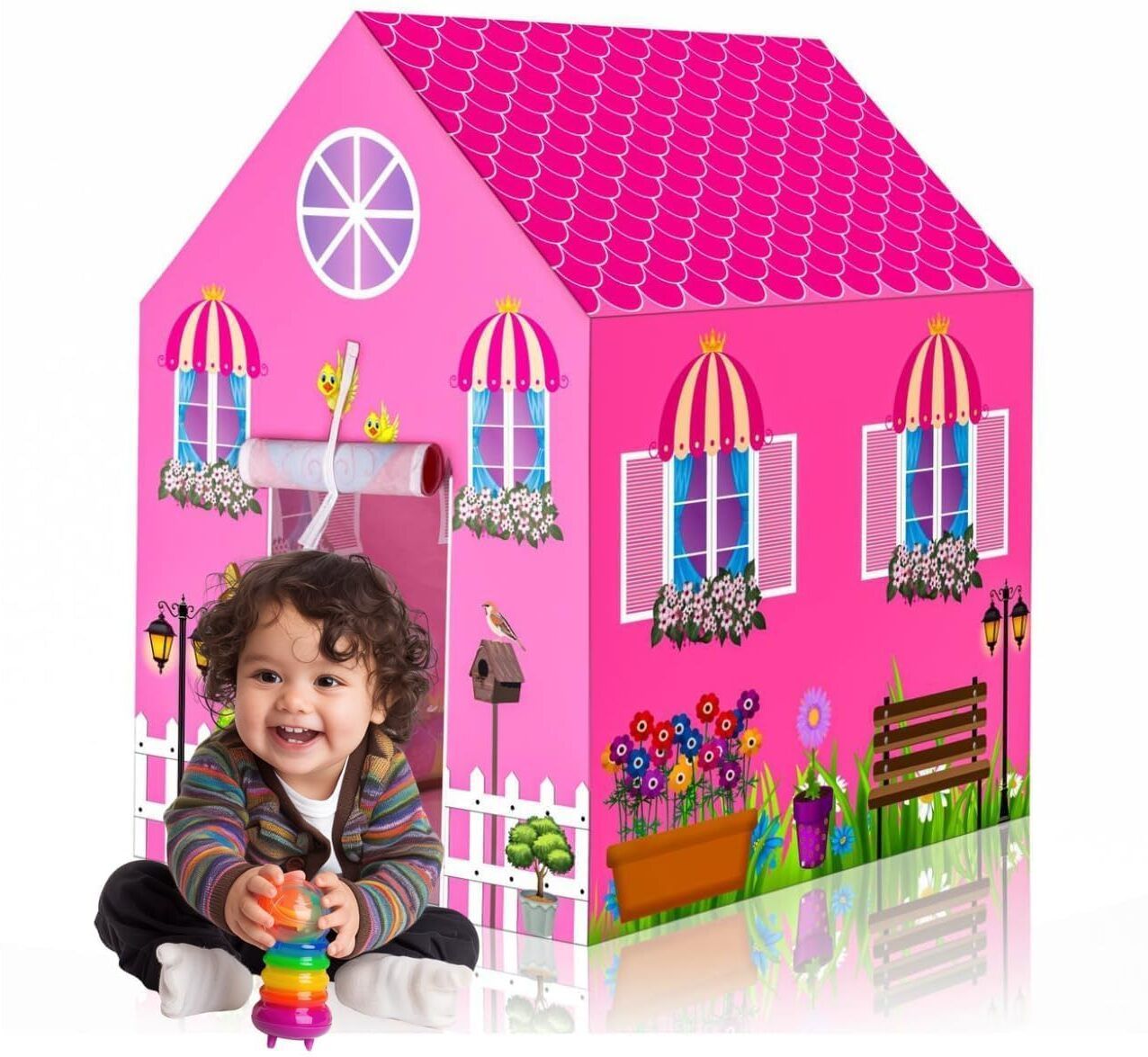 unicommerce e kart Colorful Lightweight Children Play Tent House-picture-11