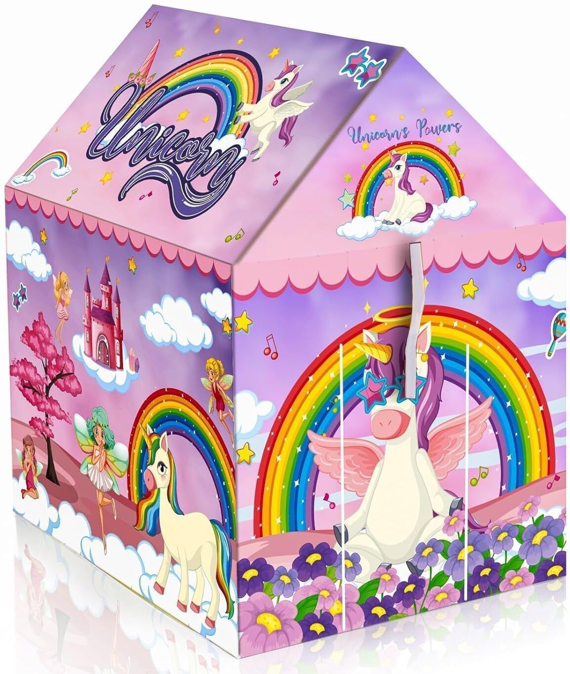 pratyex Unicorn Kids Play Tent Tent - For Kids Toddlers Girls Indoor Play Outdoor Play Pretend Play-picture-5