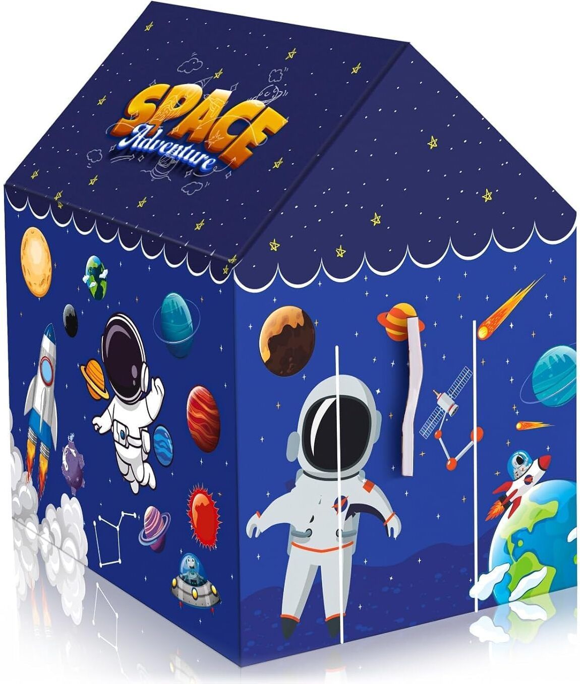 pratyex Outer Space Kids Play Tent House Tent - For Boys Girls Kids Indoor Play Outdoor Play-picture-4