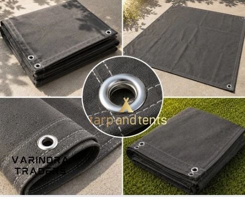 Heavy Duty Waterproof Canvas Tarpaulin Sheet 6 X 18 FT -500 GSM Tent - For Outdoor Protection, Rain Protection, Waterproof Covering-image-27