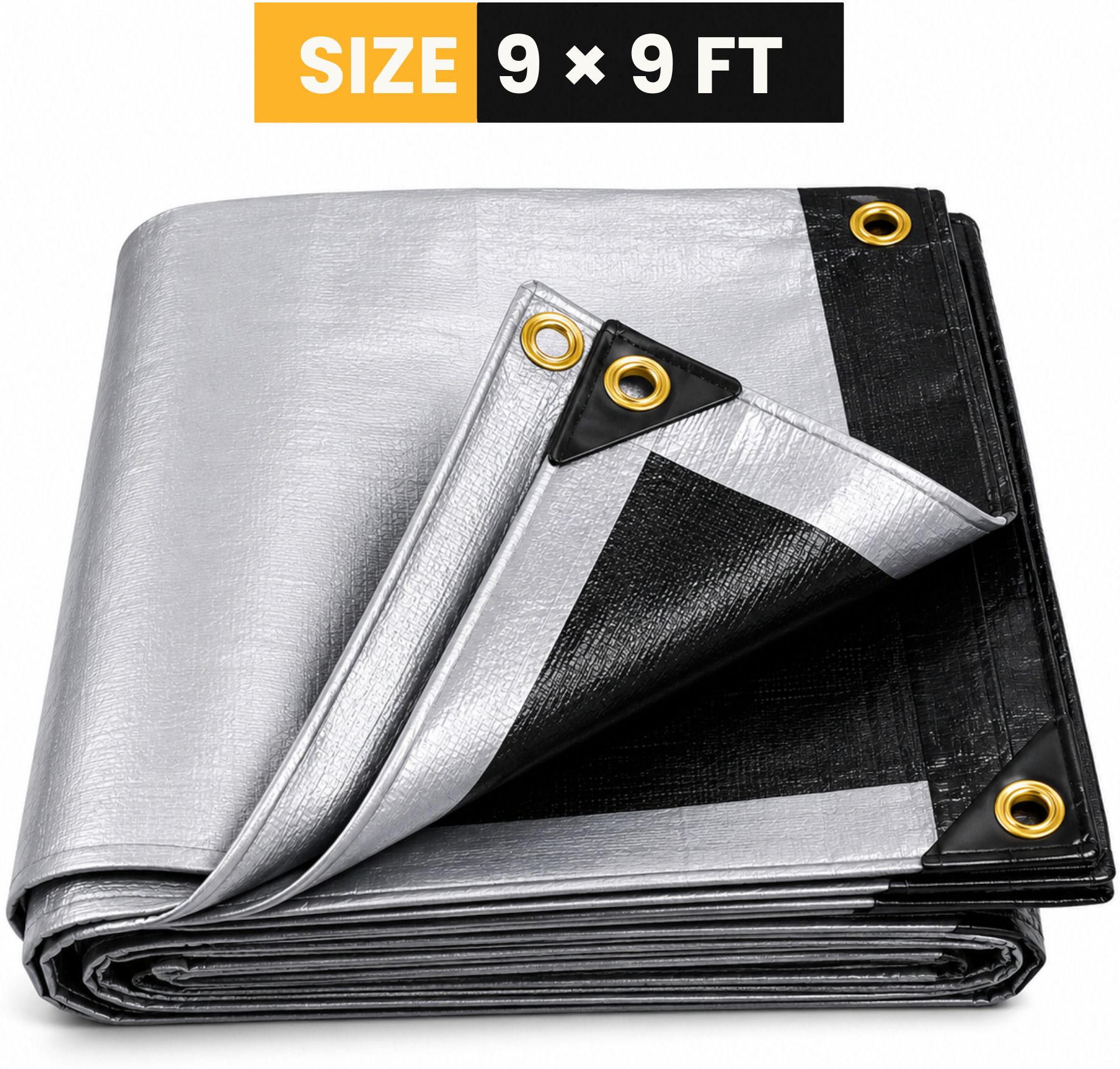 modigold Bahubali 170 GSM EVA Composite Tarpaulin Sheet 9 x 9 Ft Tent - For Construction, machinery, farming, warehouses & outdoor storage protection-picture-23