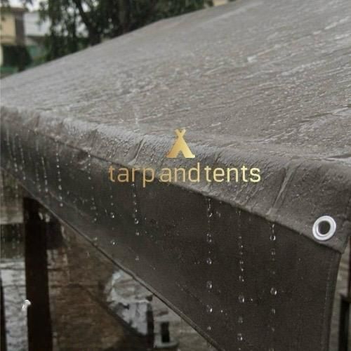 tarp and tents Heavy Duty Waterproof Canvas Tarpaulin Sheet 12 X 15 FT -610 Tent - For Truck Cover, Tent & Canopy, Machine Cover, Farm & Agriculture-picture-21