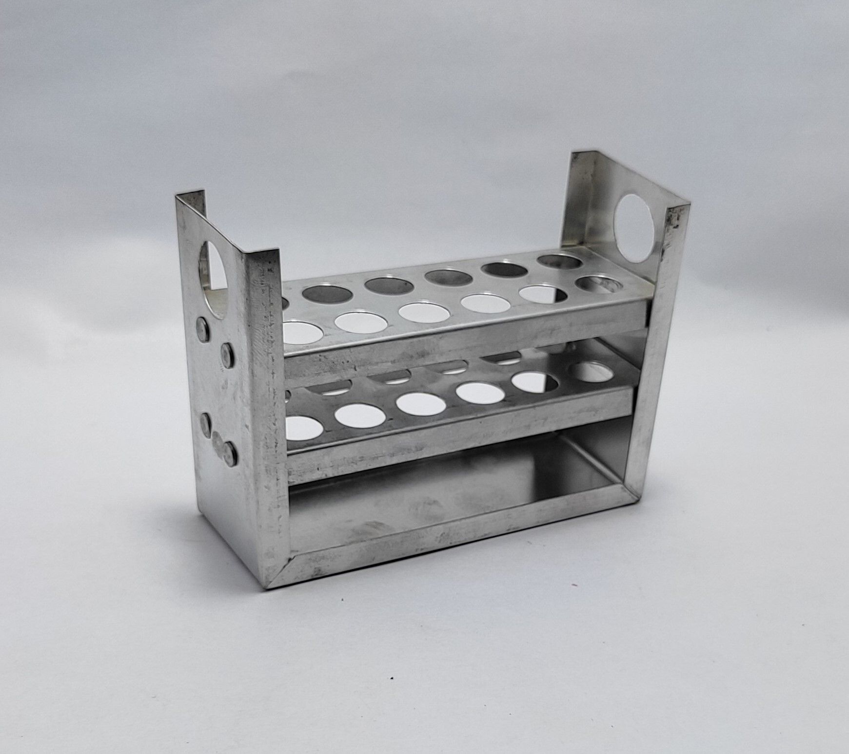 Aluminium test tube stand 12 hole 13 MM Aluminum Test Tube Rack-image-17