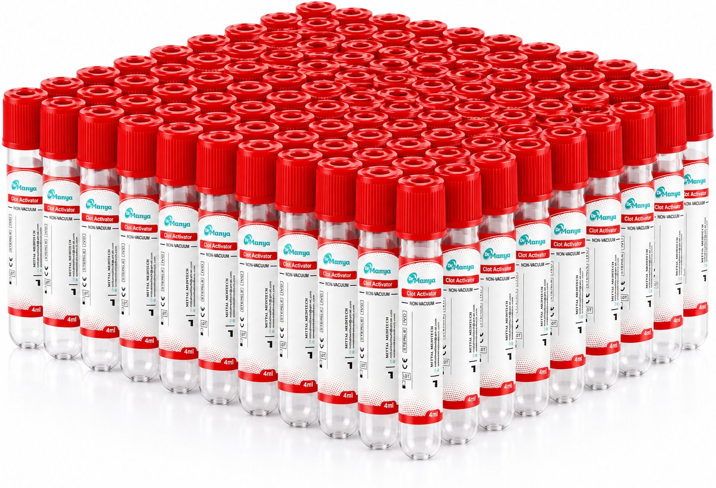 dr.manya 4 ml Plain Plastic Test Tube-picture-18