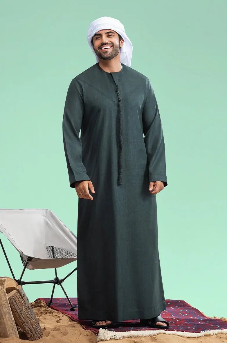 ALMUKHLIS Free Size Thawb Men-picture-11