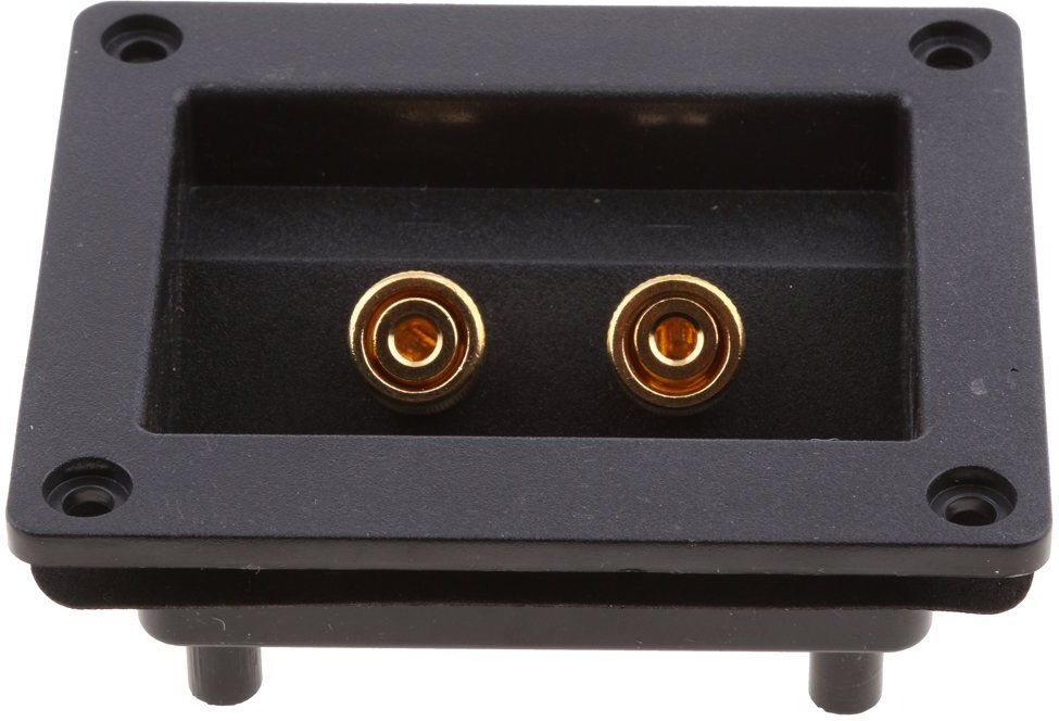 Car Stereo 2-Way Speaker Box Terminal Square Spring Cup Connectors Theremin