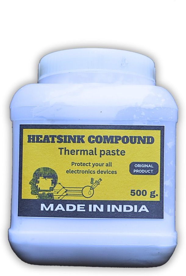 ICRsonu Heatsink Compounds Thermal Grease Paste,(white, 0.5 kg) Ceramic Based Thermal Paste-picture-32