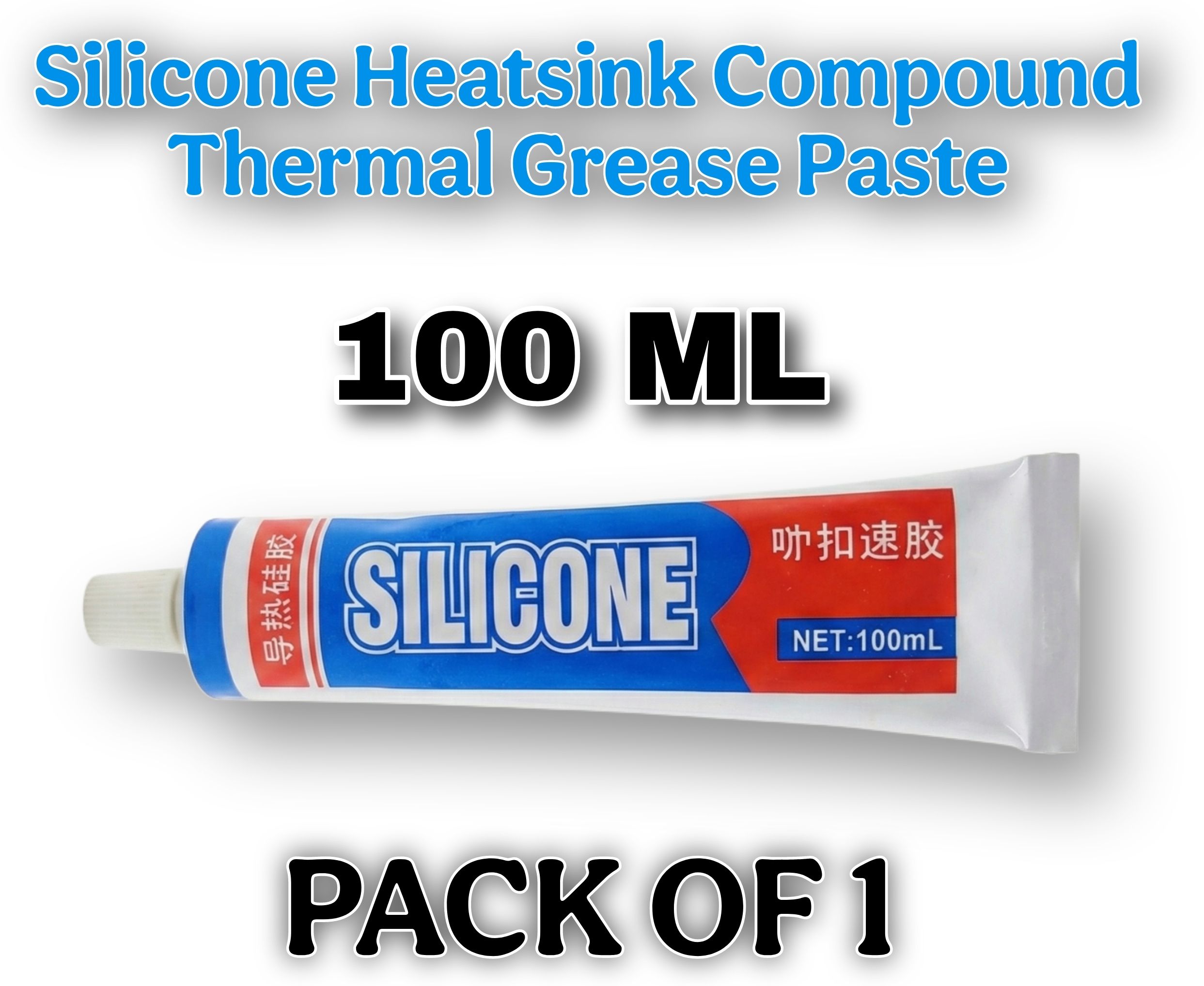 Highglow Silicone Heatsink Compound Thermal Grease Paste – 100 ML(Pack of 1) Liquid Metal Based Thermal Paste-picture-39