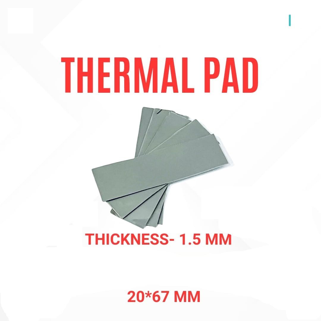 Truebond Thermal Pad (pack of 6) 6W/Mk Size 20 * 67(0.5,1,1.5) Thermal Carbon Based Thermal Paste-picture-14