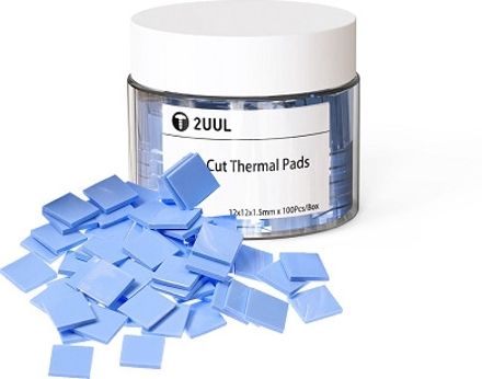 PAUS&MORK Pre-Cut Thermal Silicone Pads for Mobile Motherboard IC Chip CPU Colling- 100pcs Ceramic Based Thermal Paste-image-11