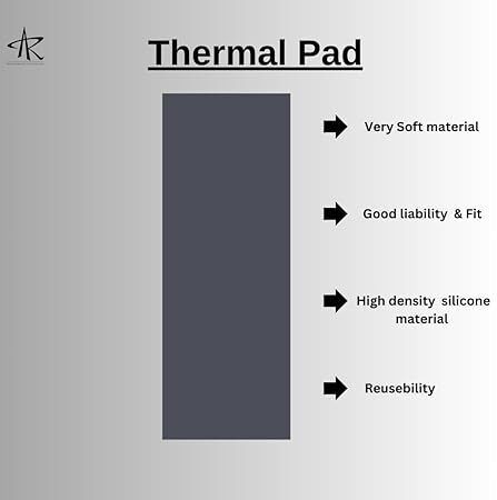 Truebond Thermal Pad Size -19.3mmX12.7mmX2mm Grey Electronic Soft Thermal Pad Carbon Based Thermal Paste-image-25