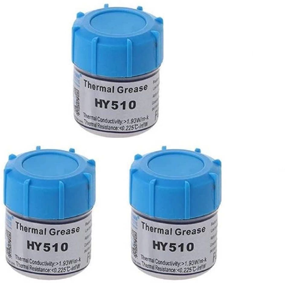 TAAPSEE 3 Pcs Hy-510 Thermal Grease, Thermal Paste Carbon Based Thermal Paste